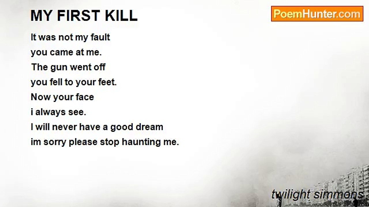 twilight simmons - MY FIRST KILL