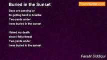 FaraM Siddiqui - Buried in the Sunset