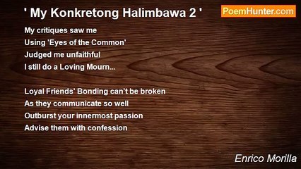 Enrico Morilla - ' My Konkretong Halimbawa 2 '