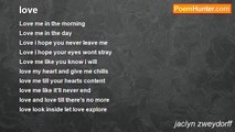 jaclyn zweydorff - love