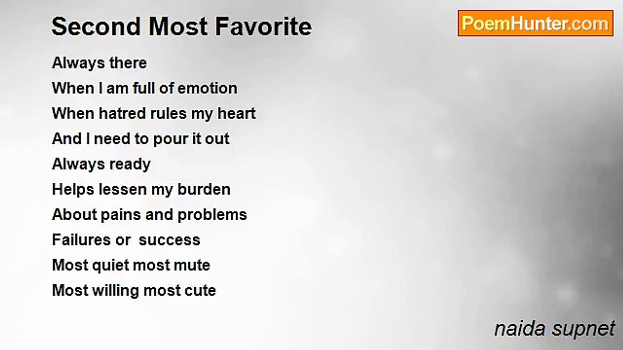 naida supnet - Second Most Favorite