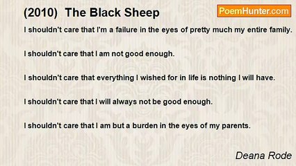 Deana Rode - (2010)  The Black Sheep