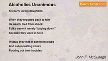 John F. McCullagh - Alcoholics Unanimous