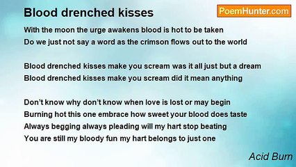 Acid Burn - Blood drenched kisses