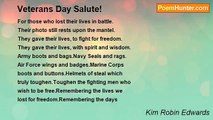 Kim Robin Edwards - Veterans Day Salute!