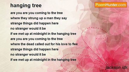 jackson idk - hanging tree