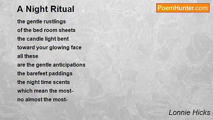 Lonnie Hicks - A Night Ritual