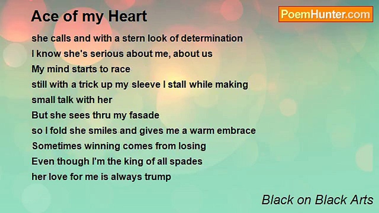 Black on Black Arts - Ace of my Heart