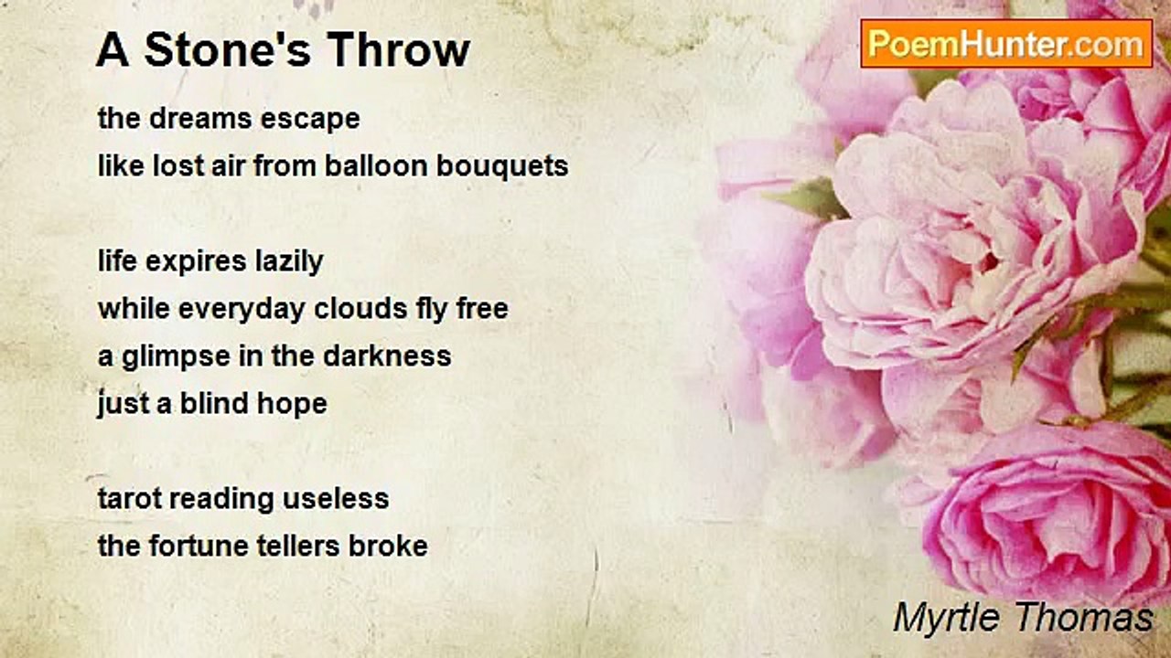 Myrtle Thomas - A Stone's Throw