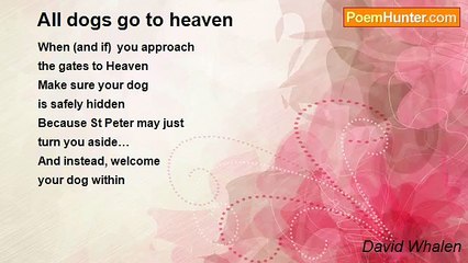 David Whalen - All dogs go to heaven