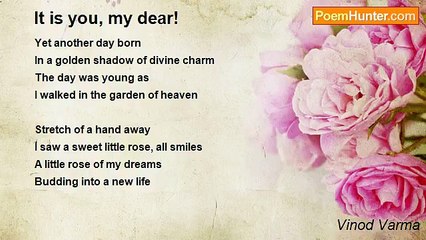 Vinod Varma - It is you, my dear!