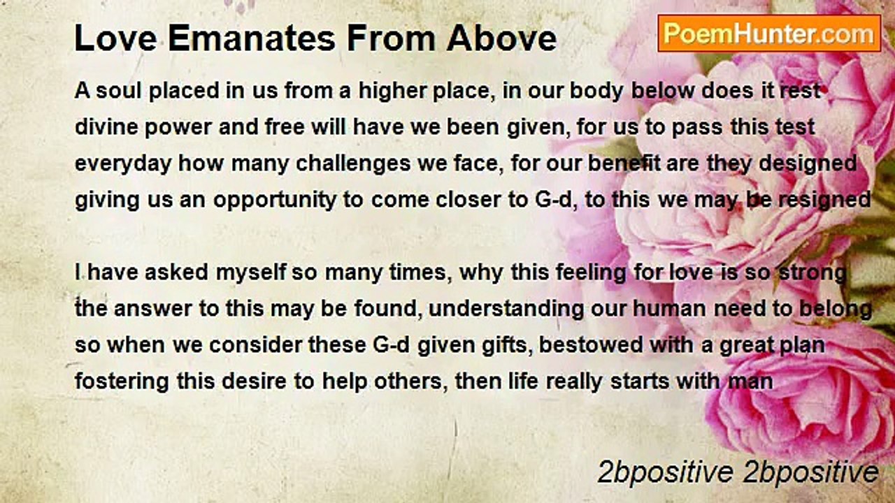 2bpositive 2bpositive - Love Emanates From Above