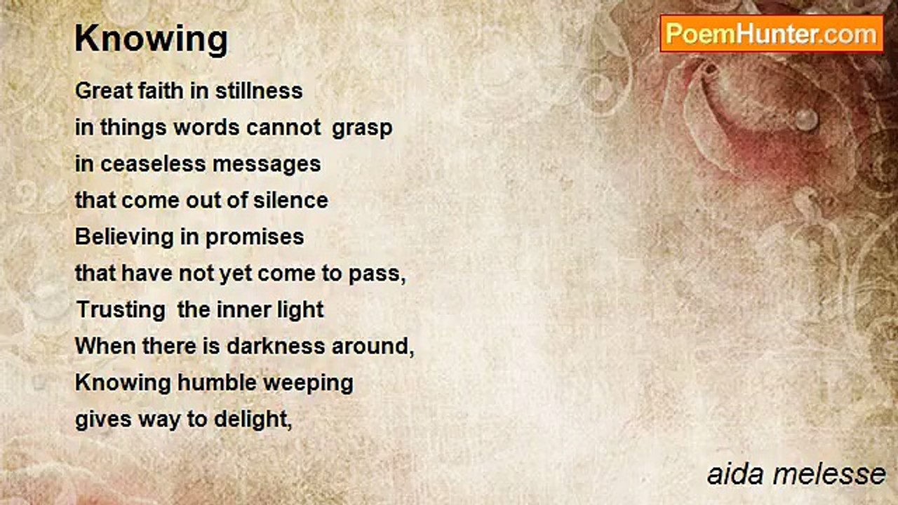 aida melesse - Knowing