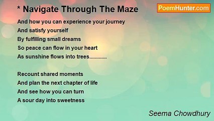 Seema Chowdhury - Navigate Through The Maze