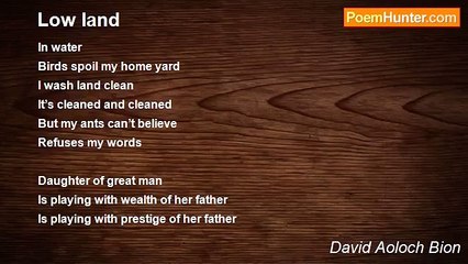 David Aoloch Bion - Low land
