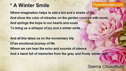 Seema Chowdhury - A Winter Smile