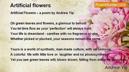 Andrew Yip - Artificial flowers