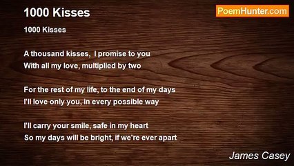 James Casey - 1000 Kisses