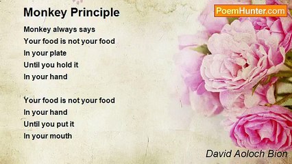 David Aoloch Bion - Monkey Principle