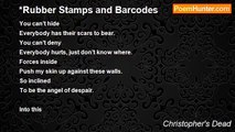 Christopher's Dead - *Rubber Stamps and Barcodes