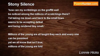 Lonnie Hicks - Stony Silence