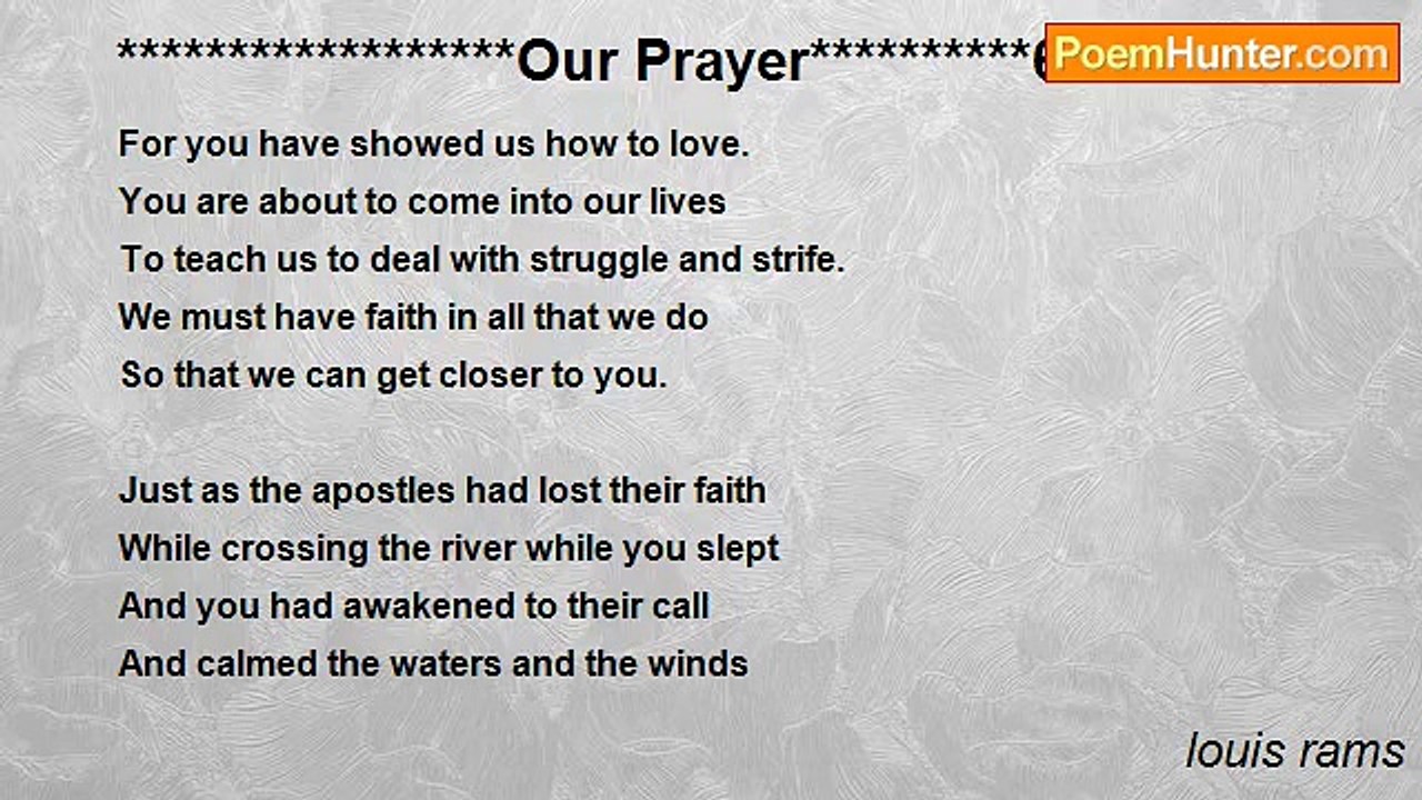 louis rams - ******************Our Prayer**********6/25/06