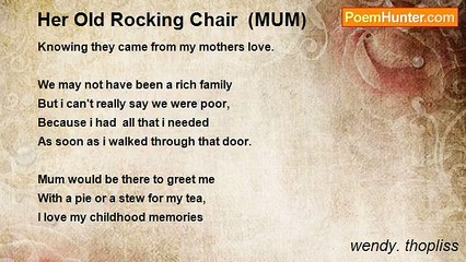 wendy. thopliss - Her Old Rocking Chair  (MUM)