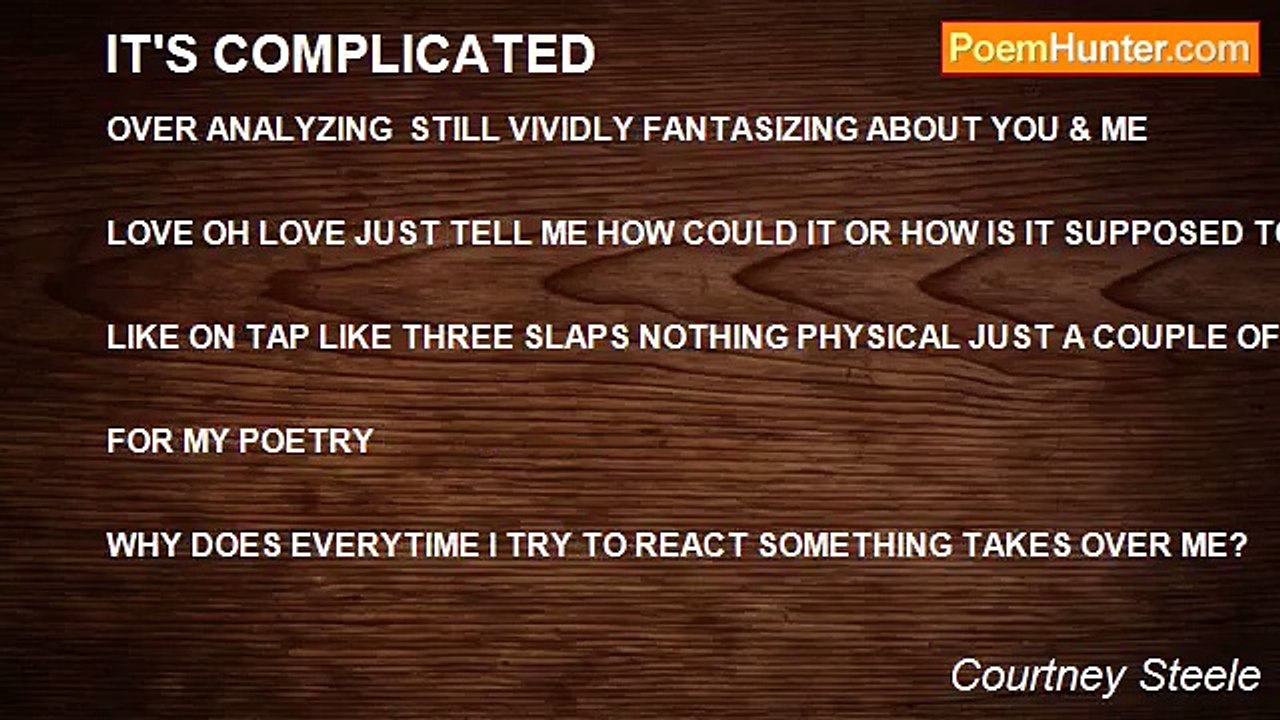 Courtney Steele - IT'S COMPLICATED