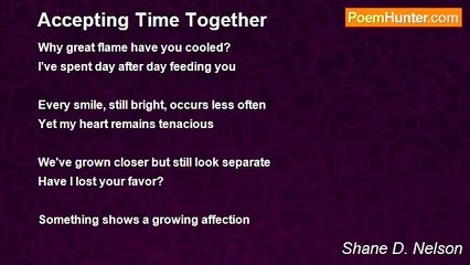 Shane D. Nelson - Accepting Time Together