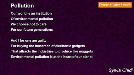 Sylvia Chidi - Pollution