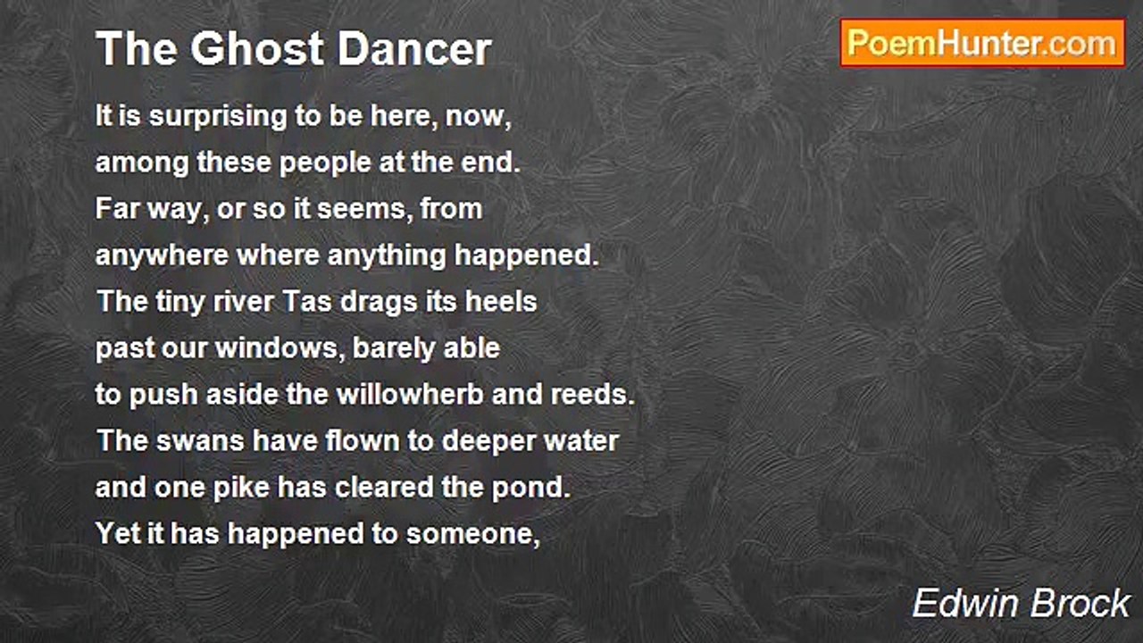 Edwin Brock - The Ghost Dancer