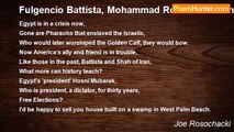 Joe Rosochacki - Fulgencio Battista, Mohammad Rezā Shā h Pahlavi, The Shah of Iran,  and Hosni Mubarak, Oh My!