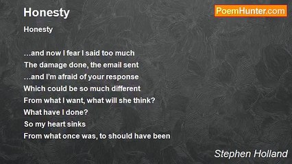 Stephen Holland - Honesty