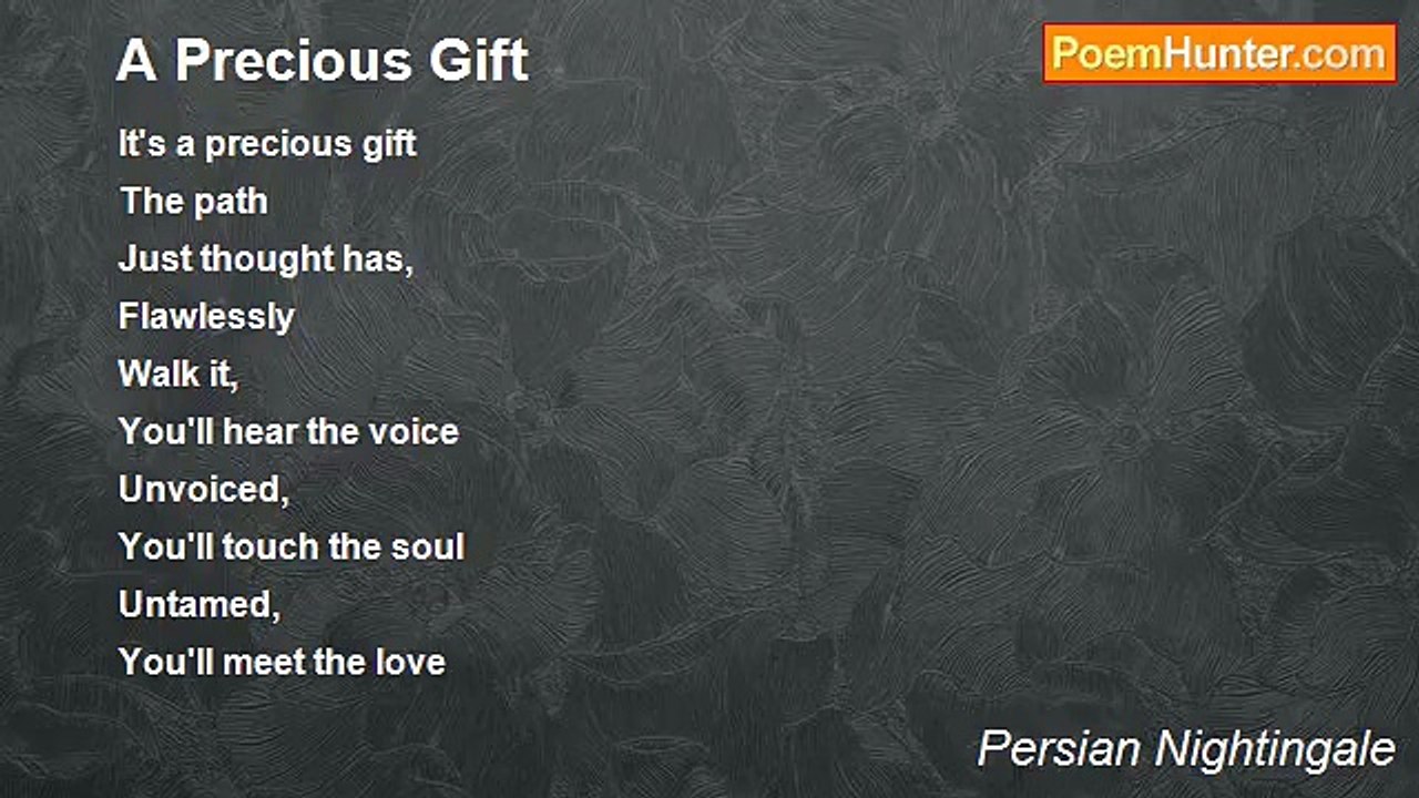 Persian Nightingale - A Precious Gift