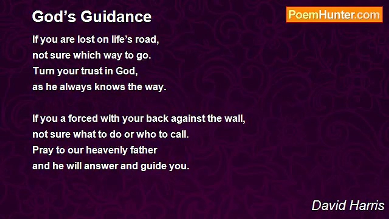 David Harris - God’s Guidance