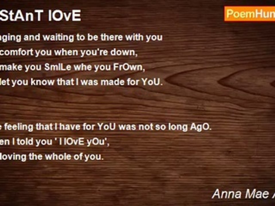 Anna Mae Angana - DiStAnT lOvE