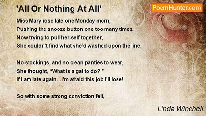 Linda Winchell - 'All Or Nothing At All'