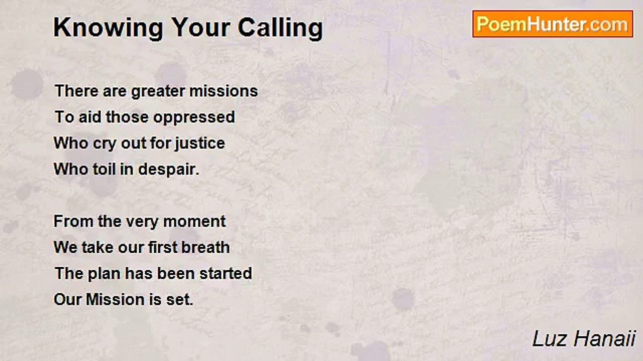 Luz Hanaii - Knowing Your Calling