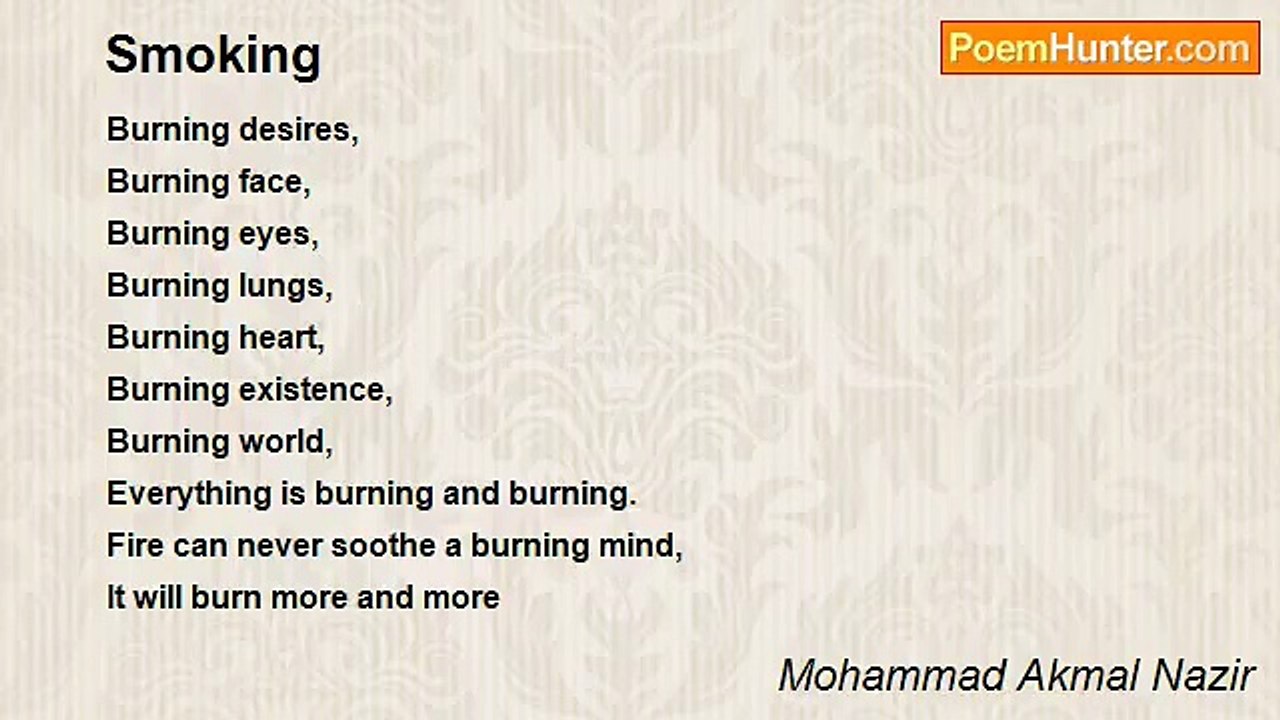 Mohammad Akmal Nazir - Smoking