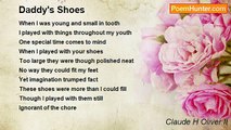 Claude H Oliver II - Daddy's Shoes