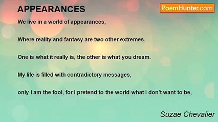 Suzae Chevalier - APPEARANCES