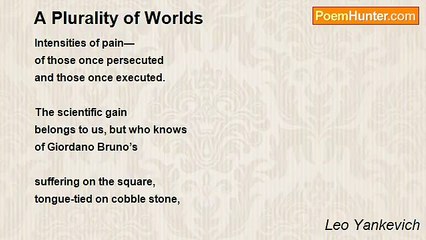 Leo Yankevich - A Plurality of Worlds