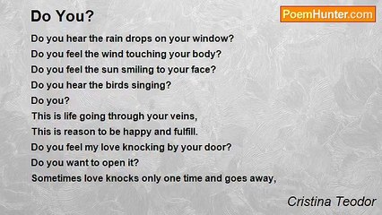 Cristina Teodor - Do You?