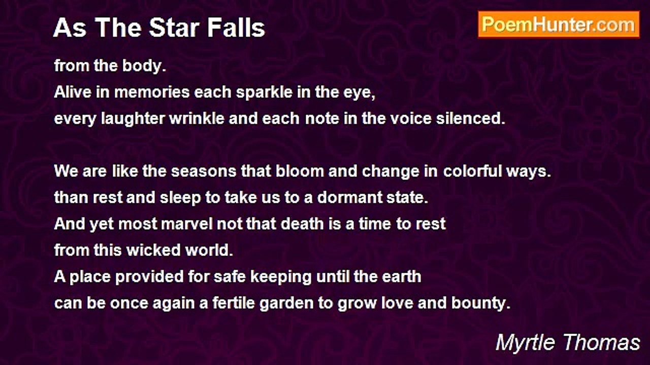 Myrtle Thomas - As The Star Falls