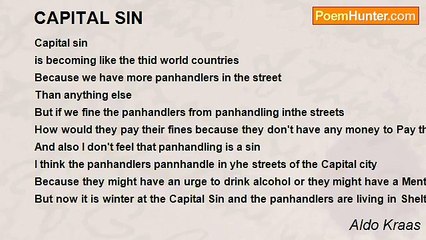 Aldo Kraas - CAPITAL SIN