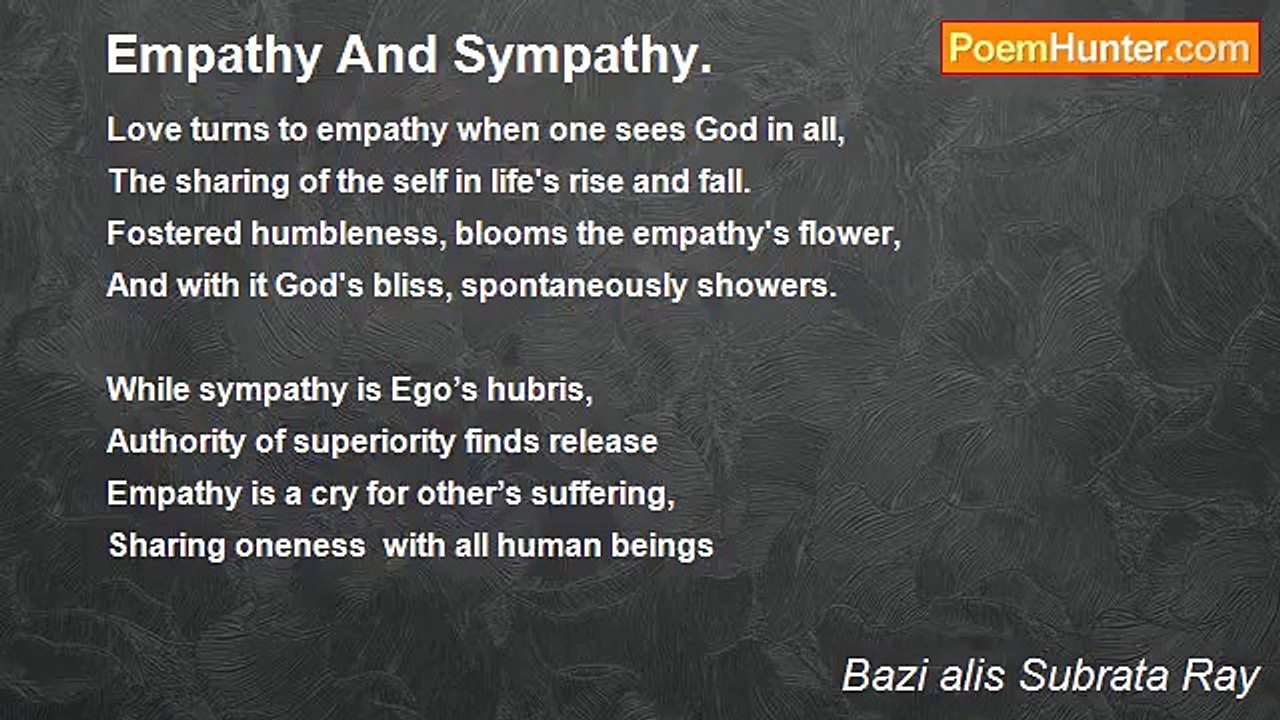 Bazi alis Subrata Ray - Empathy And Sympathy.