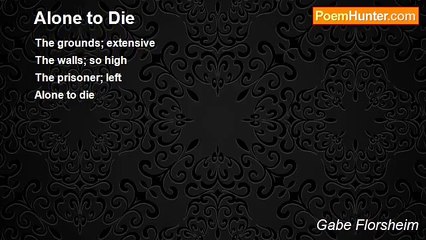 Gabe Florsheim - Alone to Die