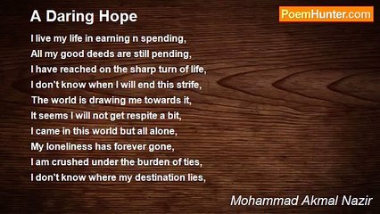 Mohammad Akmal Nazir - A Daring Hope