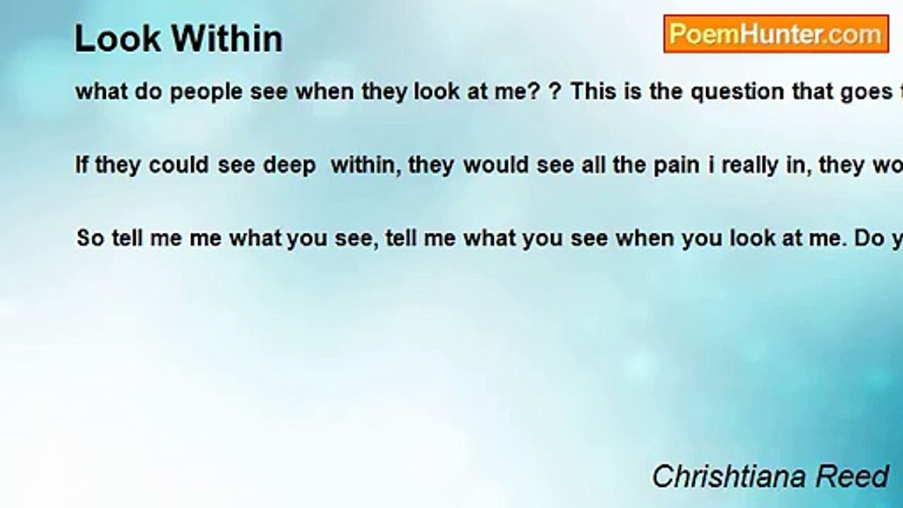 Chrishtiana Reed - Look Within