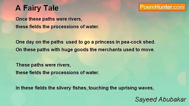 Sayeed Abubakar - A Fairy Tale